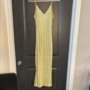 Pistola Light Green Slip Dress